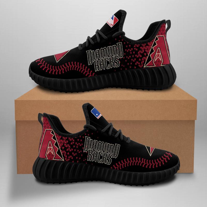 Women's Arizona Diamondbacks Mesh Knit Sneakers/Shoes 004